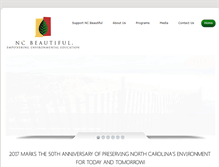 Tablet Screenshot of ncbeautiful.org